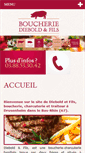 Mobile Screenshot of boucherie-charcuterie-diebold.com